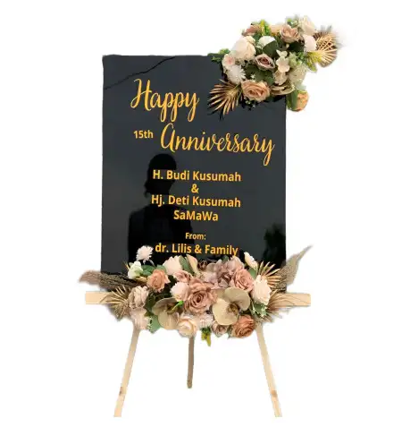 Papan Bunga Akrilik Kasih