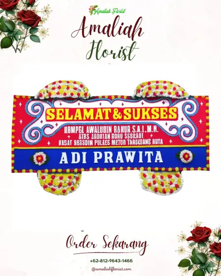 Papan Bunga Ucapan Selamat Kasih