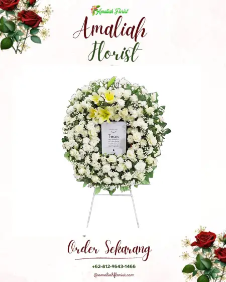 Krans Bunga Duka Kasih
